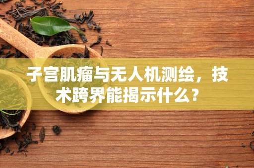 子宫肌瘤与无人机测绘，技术跨界能揭示什么？