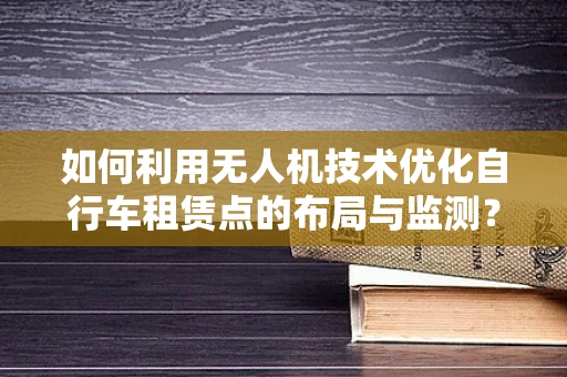 如何利用无人机技术优化自行车租赁点的布局与监测？