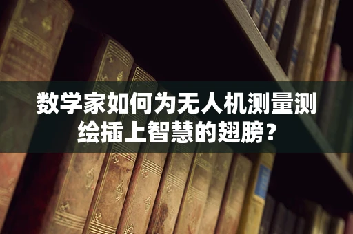 数学家如何为无人机测量测绘插上智慧的翅膀？