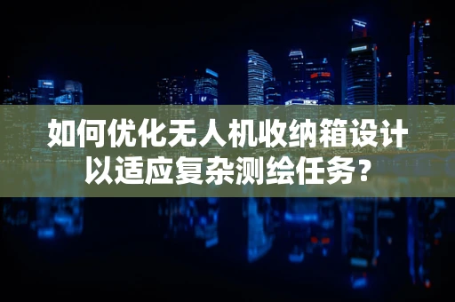 如何优化无人机收纳箱设计以适应复杂测绘任务？