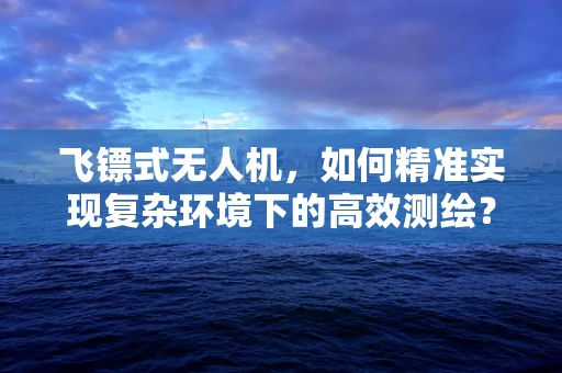 飞镖式无人机，如何精准实现复杂环境下的高效测绘？