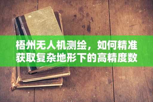 梧州无人机测绘，如何精准获取复杂地形下的高精度数据？