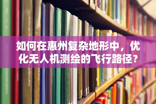 如何在惠州复杂地形中，优化无人机测绘的飞行路径？