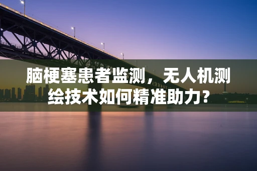 脑梗塞患者监测，无人机测绘技术如何精准助力？