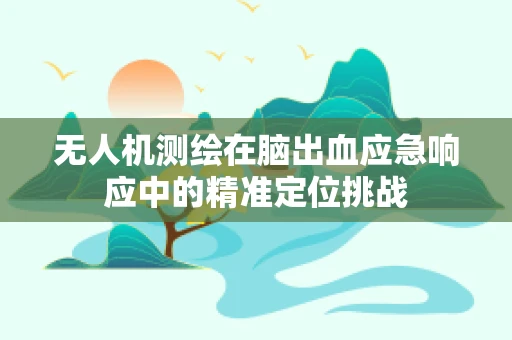 无人机测绘在脑出血应急响应中的精准定位挑战